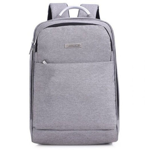 Men's Casual Oxford Backpack With Adjustable Shoulder Strap Blue