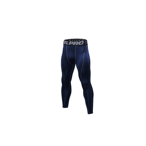 Men's Compression Pants Baselayer Cool Dry Sports Tights Leggings Navy