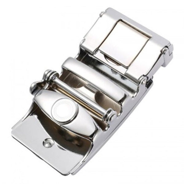 Men's Genuine Leather Belt Automatic Alloy Buckle For Wedding Cobalt Blue Belts