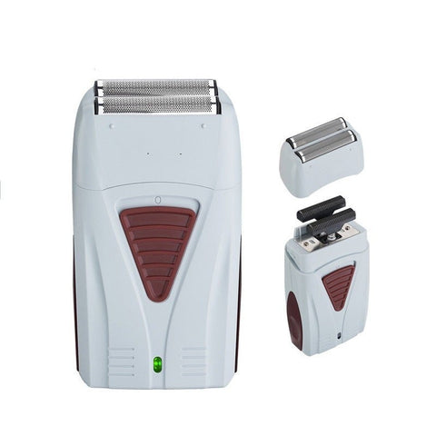 Mens Shaver Beard Travel Usb Double Blade Shaving Trimmer Short Hair Removal Clippers & Trimmers