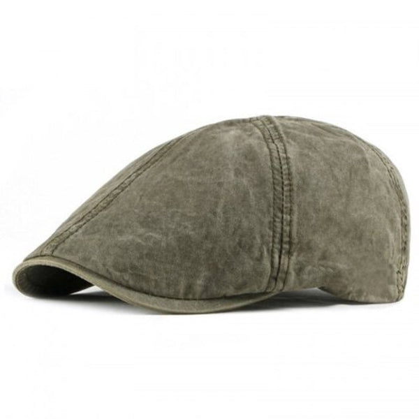 Men's Sunshine British Beret Hat Simple Durable Khaki Hats