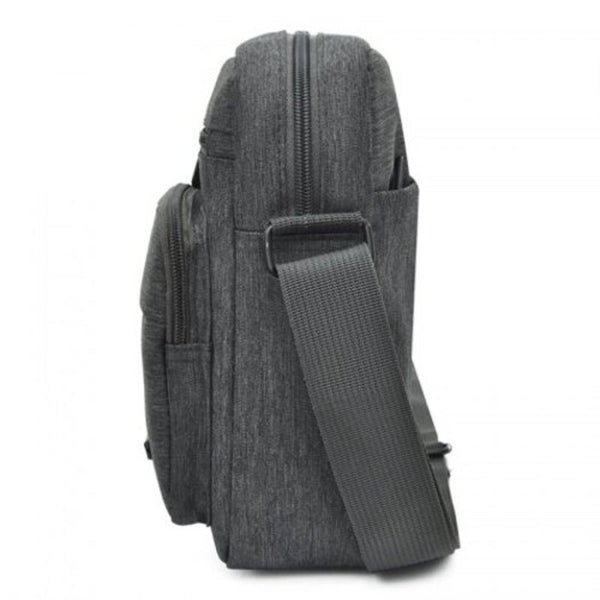 Men's Trendy Casual Business Crossbody Bag Gray Bags