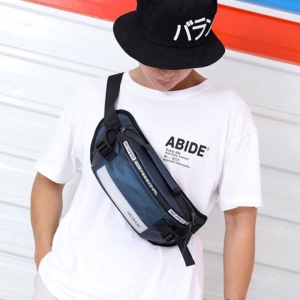 Anti-Theft Belt Multi-Functional Portable Waist Crossbody Male Chest Bag