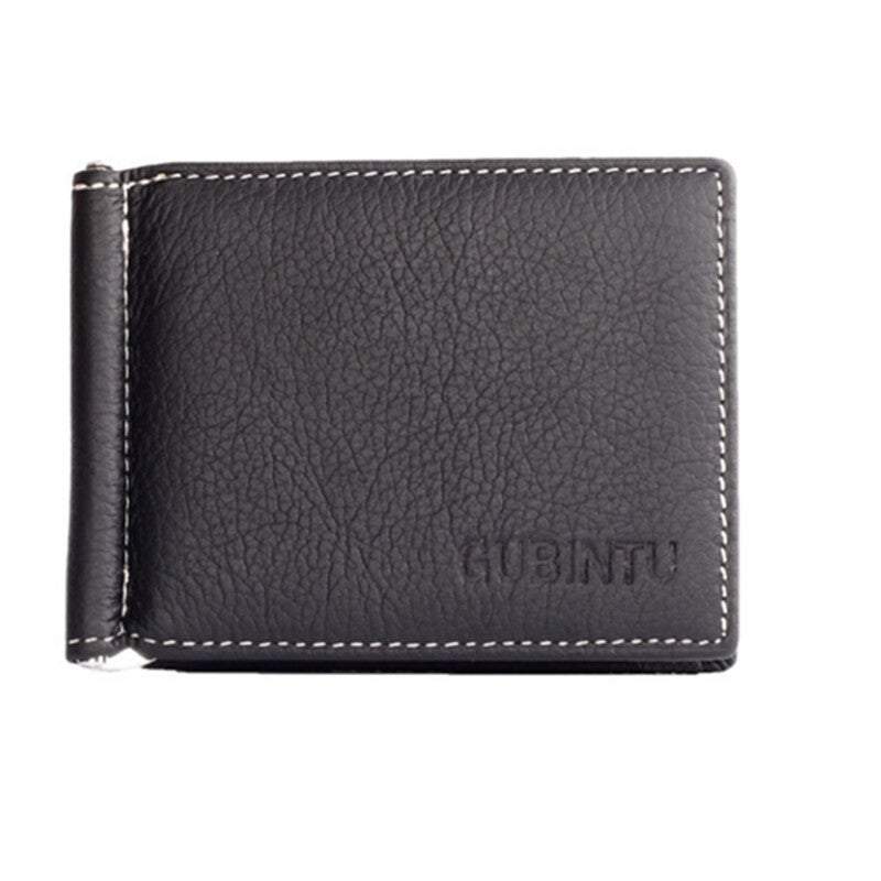 Veile Studios Women's Men Slim Leather Billfold Multifunction Wallet Money Clip Money Clips