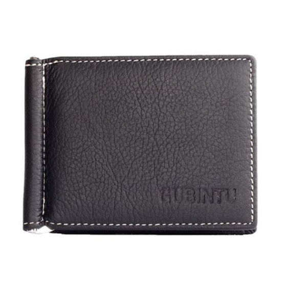 Veile Studios Women's Men Slim Leather Billfold Multifunction Wallet Money Clip Money Clips