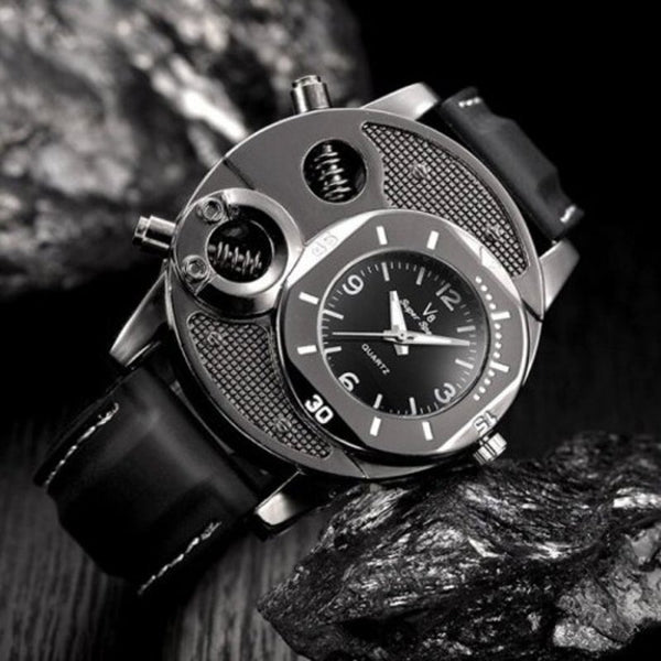 Veile Studios V8 Men Stylish Sports Superspeed Quartz Watch Silicone Band Wristwatch Watches