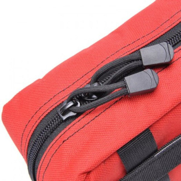 Men Tactical Military Storage Bag Outdoor Sports Portable Medical First Aid Kit Red