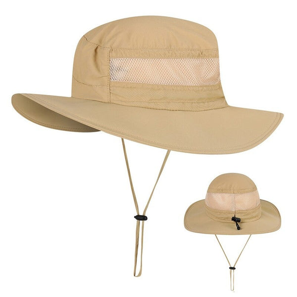 Men Women Fishing Hat Khaki Hats & Headwear