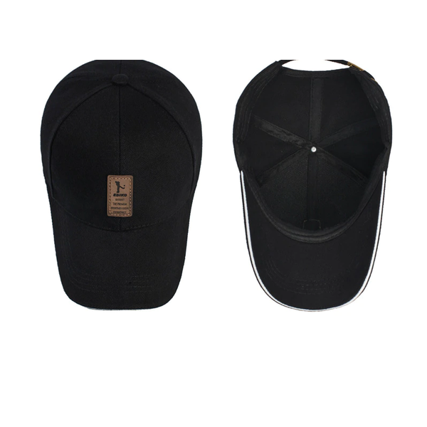 Spring Summer Unisex Baseball Hat Cap Snapback Adjustable Black Hats & Headwear