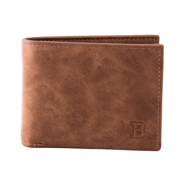 Men Fashion Simple Wallet Rust Wallets