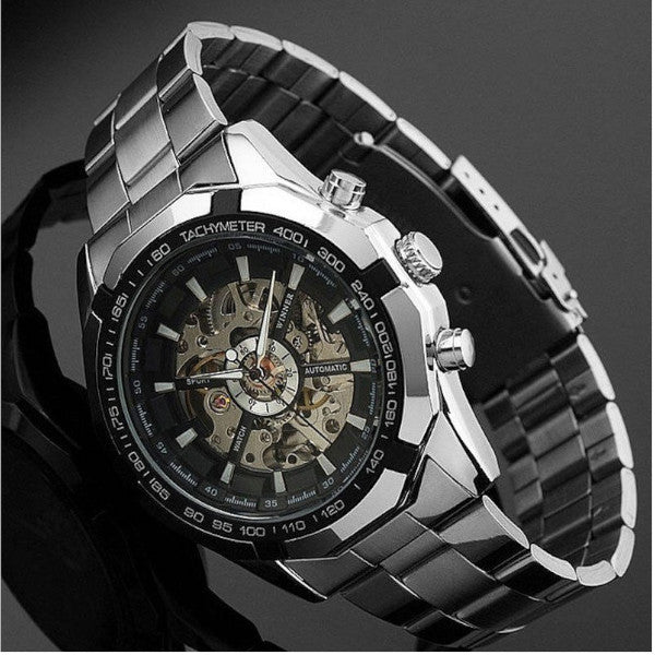 Veile Studios Men Full Automatic Mechanical Skeleton Watch Watches