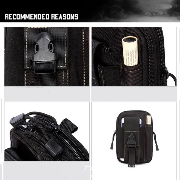 Men Outdoor Tactical Molle Pouch Belt Waist Pack Bag Small Pocket Military Running Travel Camping Bags Holsters Belts & Pouches