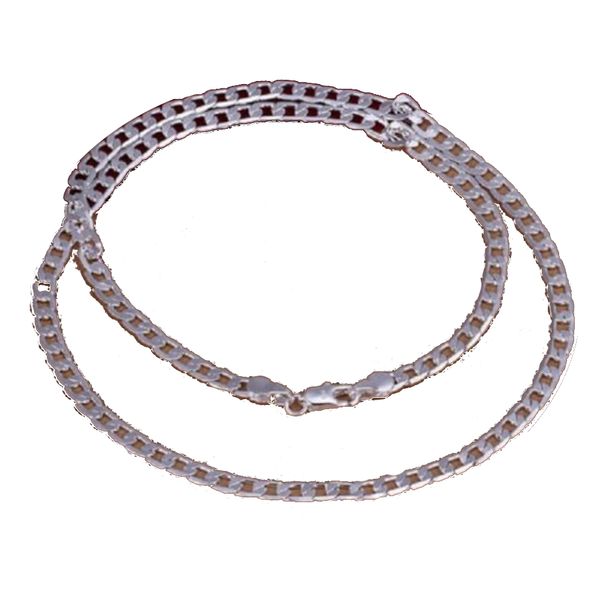 Veile Studios Men Simple Geometric Silver Necklace Necklaces & Pendants