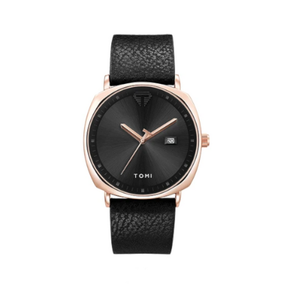 Veile Studios Men's Watch Minimalist Fashion Sports Calendar Leather Casual Quartz Wristwatch Watches