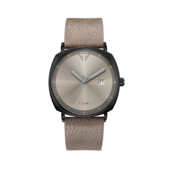 Veile Studios Men's Watch Minimalist Fashion Sports Calendar Leather Casual Quartz Wristwatch Watches