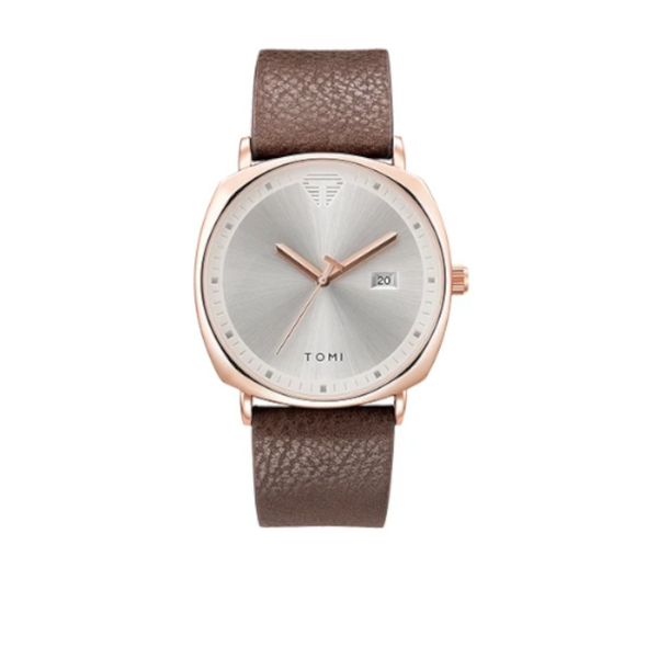 Veile Studios Men's Watch Minimalist Fashion Sports Calendar Leather Casual Quartz Wristwatch Watches