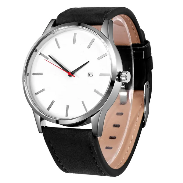 Veile Studios Men's Fashion Leather Quartz Casual Sports Male Wristwatch Watches