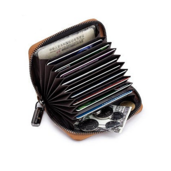 Men Leather Multi Slots Card Holder Wallet Wallets