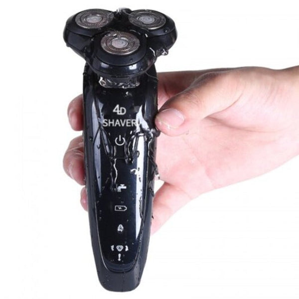 Mens 4D Electric Shaver Rechargeable Razor For Shaving Machine Face Care Black Men's Shavers