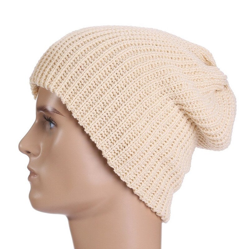 Mens Winter Hat Warm Beige Hats