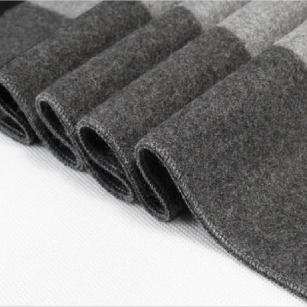 Men's Scarf Warm And Thicker Checkered Plaid Cotton In Autumn Winter Scarves