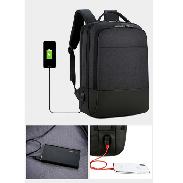 Mens Multifunctional Waterproof Notebook Usb Charging Business Backpacks