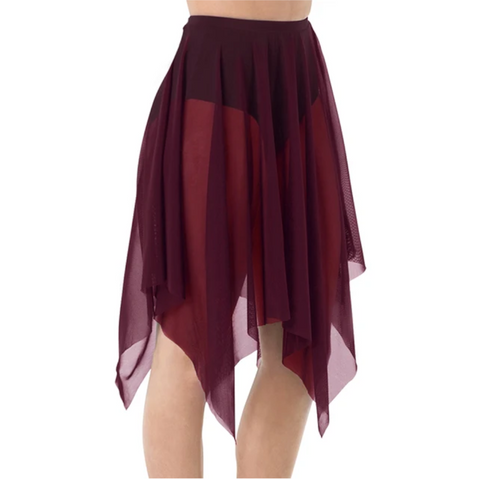 Mesh Wraps Ballet Classwear Dance Skirt Competition Elastic Waistband Skirts