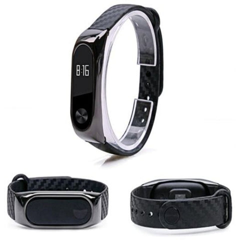 Metal Case Colorful Strap Wristband Replacement Smart Band Accessories For Mi 2 Black