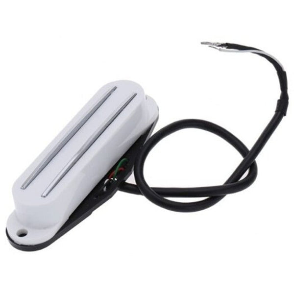 Metal Dual Track Light Electric Guitar Pickup Silver Guitar Parts