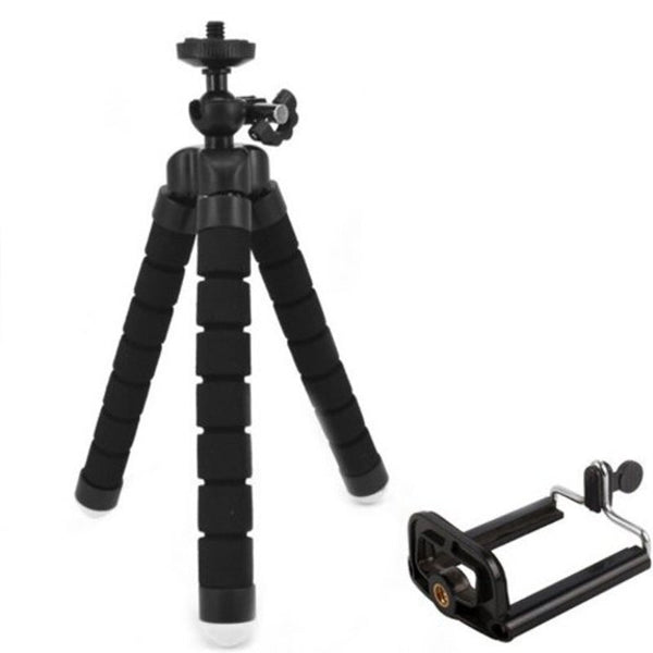 Metal Plastic Phone Tripod Black Mounts & Holders