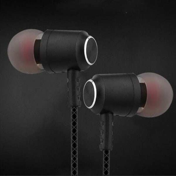 Metal Sports Bluetooth Headphone Wireless Earphone Black Headsets