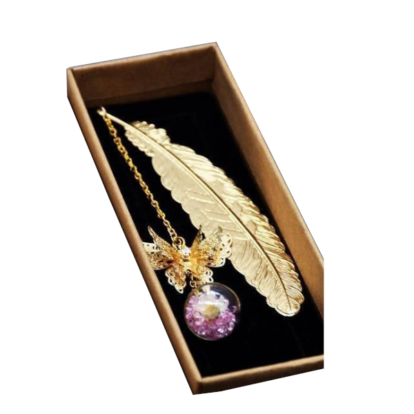 Metal Feather Retro Bookmark Bookmarks