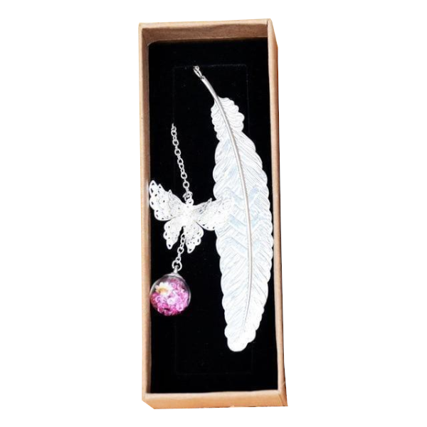 Metal Feather Retro Bookmark Bookmarks