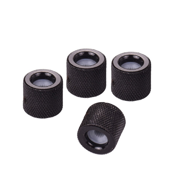4Pcs Electric Guitar Volume Control Dome Knobs Black Guitar Parts