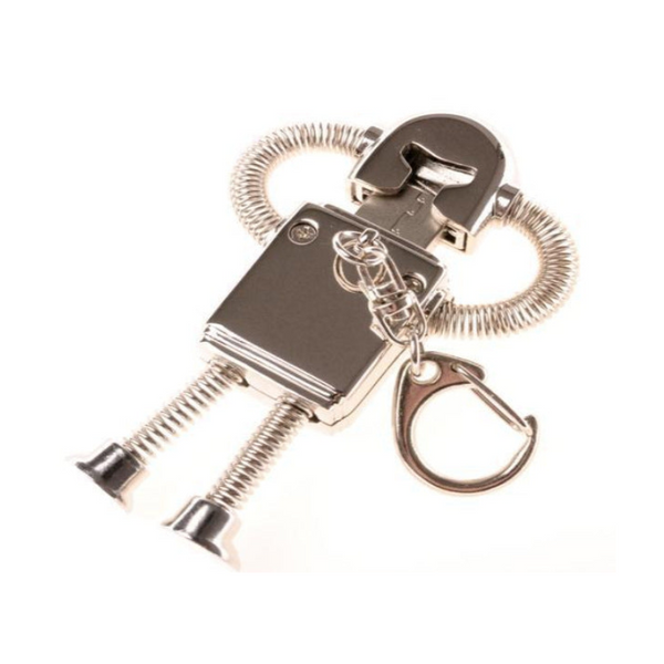 USB Flash Drives Metal Robot U Disk Spring Zinc Alloy