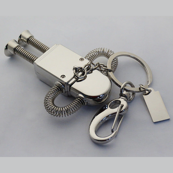 USB Flash Drives Metal Robot U Disk Spring Zinc Alloy