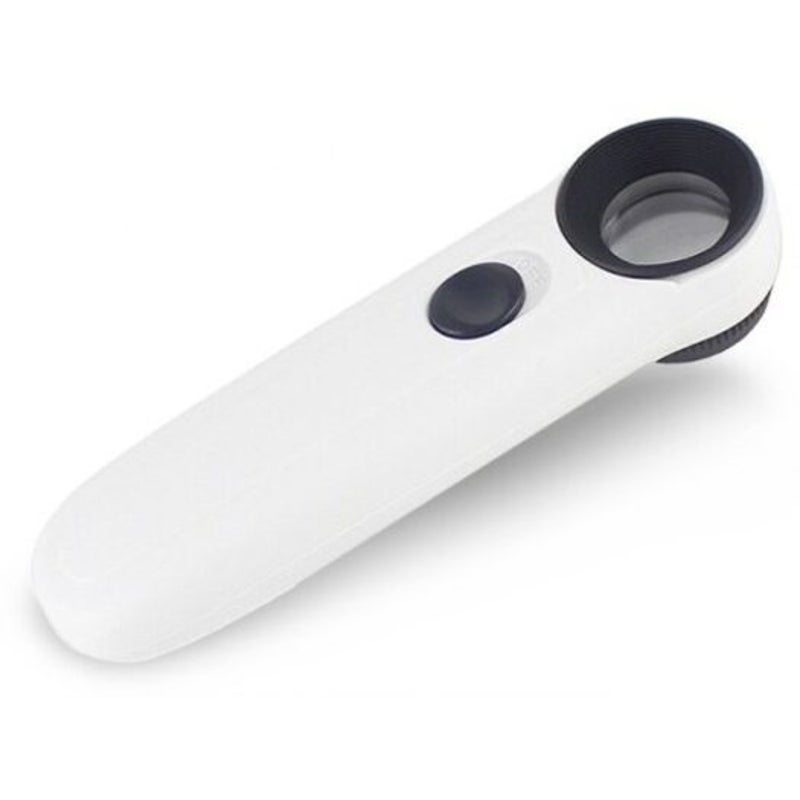Mg6b 1B 2040 40X Magnifier Hand Held Loupe White Low Vision Magnifiers