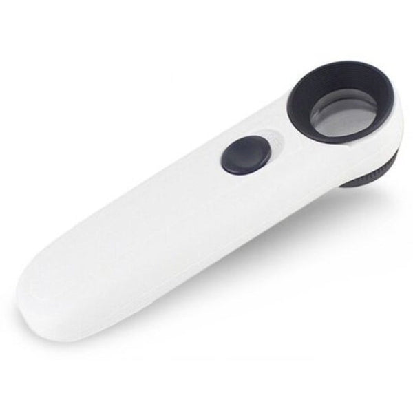 Mg6b 1B 2040 40X Magnifier Hand Held Loupe White Low Vision Magnifiers