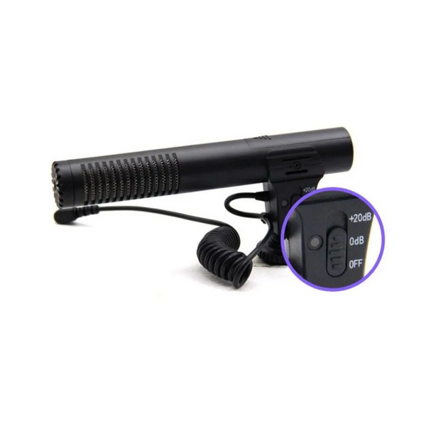 Mic 05 3.5Mm Condenser Photography Interview Recording Microphone External Shockproof