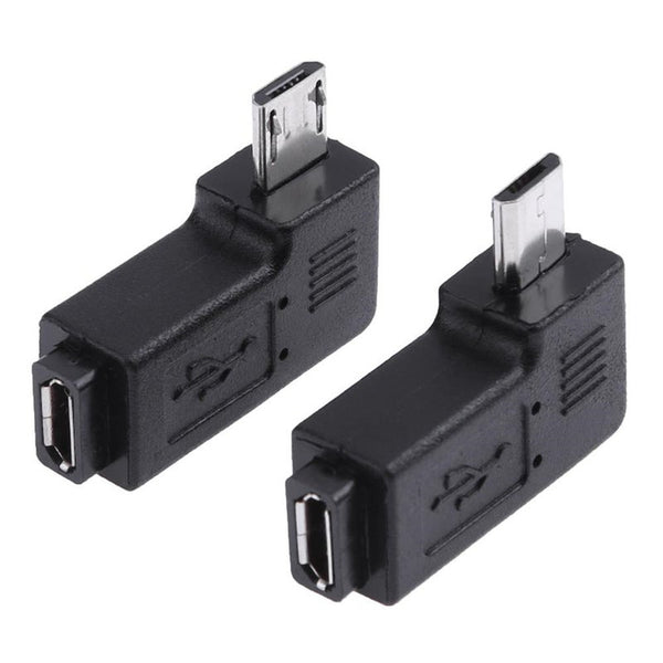 Micro Adapter Usb 90 Degree Female To Male Connector Leftright Angle Cables & Adapters