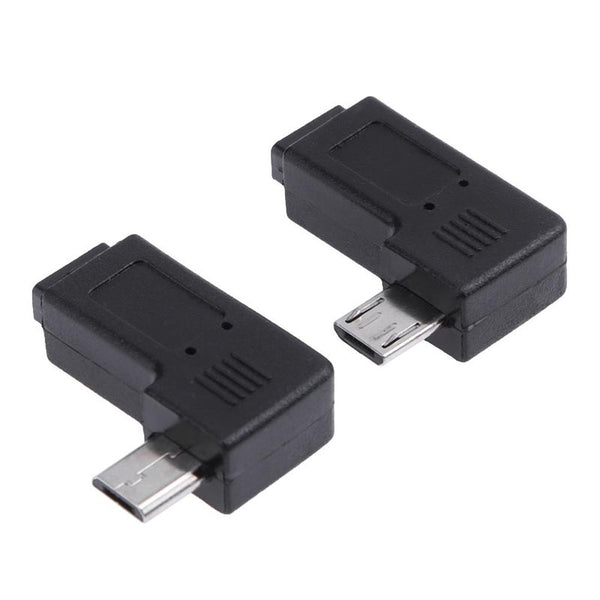 Micro Adapter Usb 90 Degree Female To Male Connector Leftright Angle Cables & Adapters