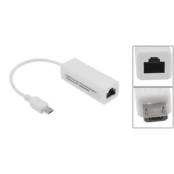 Micro Usb 5 Pin 10100 Mbps Rj45 Lan Ethernet Adapter For Tablet Pc Usb Cables Hubs & Adapters
