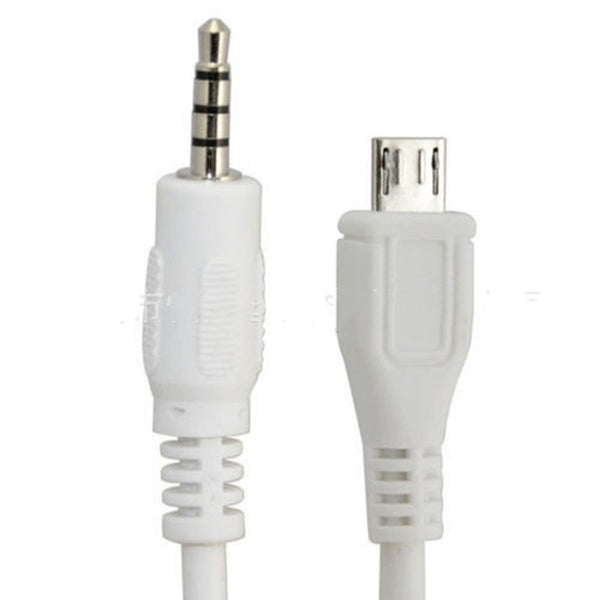 3.5Mm Stereo Plug Jack To Micro Usb Pin Male Adapter Convertor Cables & Adapters