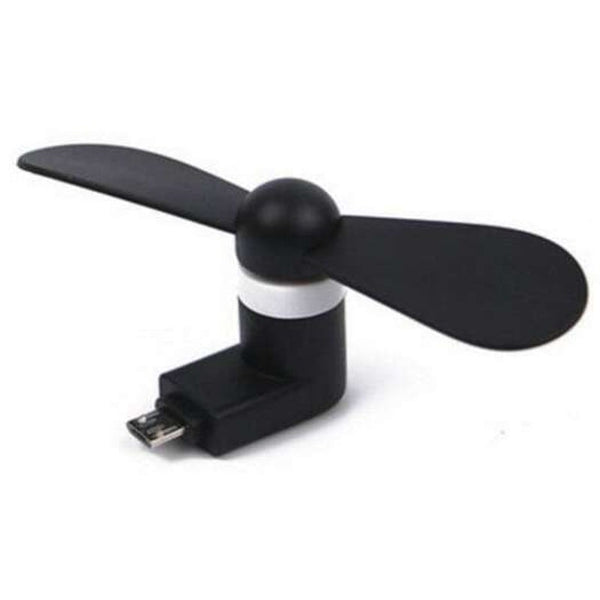 Micro Usbandroid Mobile Phone Fan Portable Dock Black Portable Fans