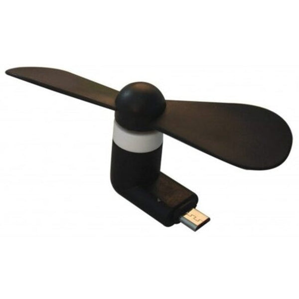 Micro Usbandroid Mobile Phone Fan Portable Dock Black Portable Fans