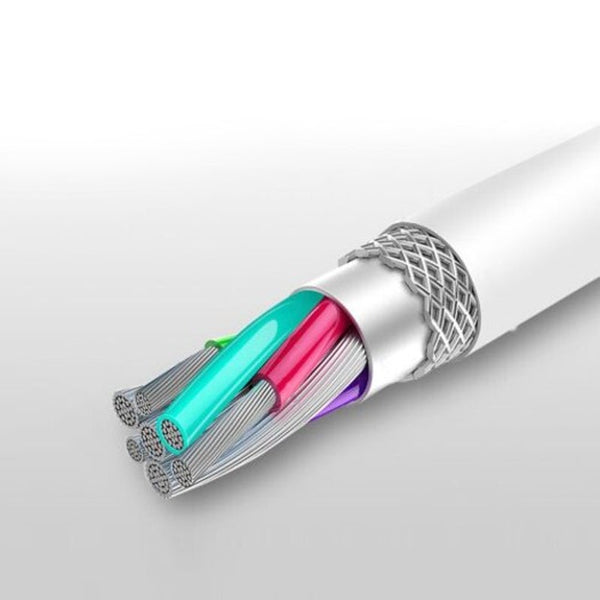 Micro Usbcharging Cable For Android System Samsung / Huawei Oppo Vivo White Cables & Adapters