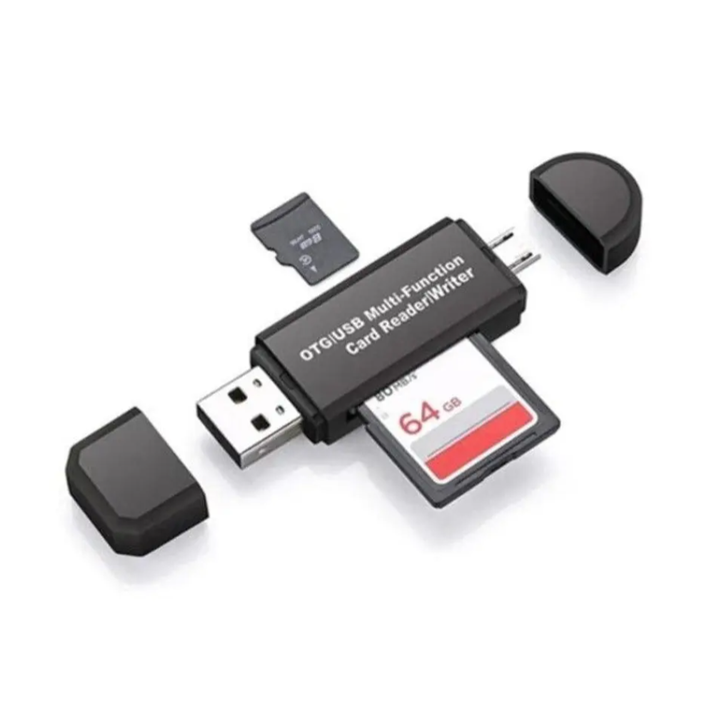 Micro Sdusb Adapter And Usb 2.0 Portable Memory Card Reader Multi