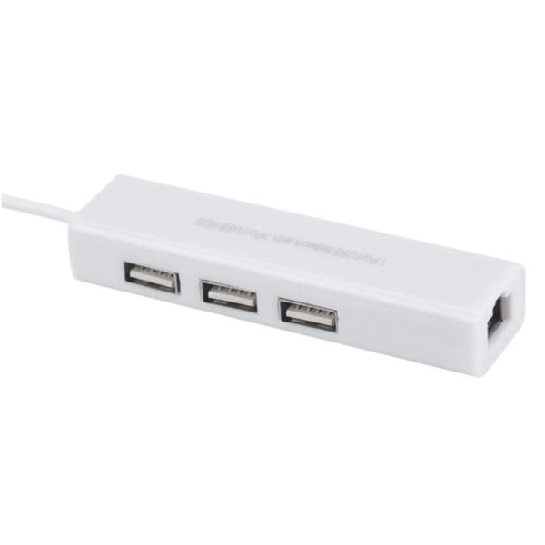 Micro Usb To Network Lan Ethernet Rj45 Adapter With 3 Port 2.0 Hub Compliant Interface Version Usb Cables Hubs & Adapters