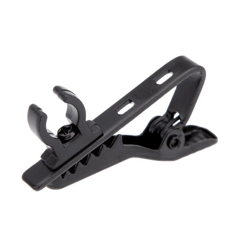Microphone Lapel Tie Clip For Lavalier Microphones