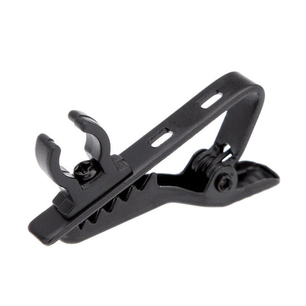 Microphone Lapel Tie Clip For Lavalier Microphones